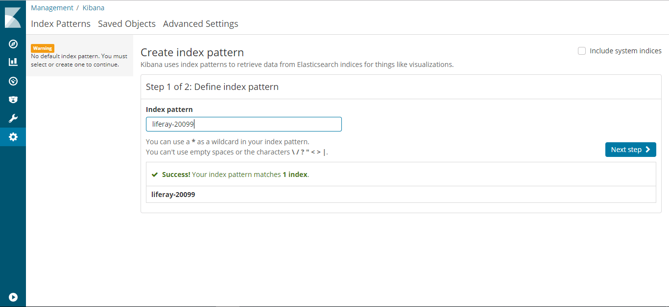 Index-Patterns